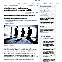 Crecieron fuerte las fusiones y adquisiciones de empresas en 2024